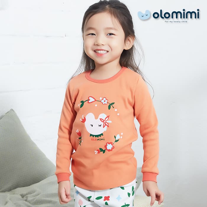 _OLOMIMI_KOREA 2019 New_Pajamas_sleepwear_PINK_FLOWER